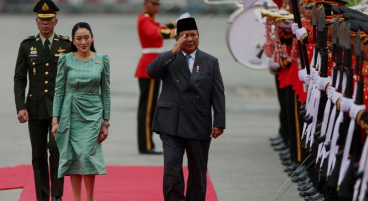 Prabowo Dukung Penuh Upaya Thailand Gabung ke BRICS